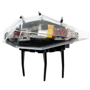 Desk Pets Skitterbot Remote Controlled Bug - Clear