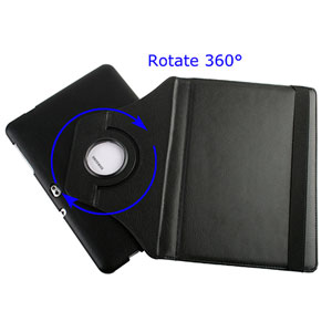Samsung Galaxy Tab 10.1 Rotatable Leather Case and Stand