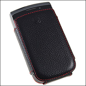 Beyza The Pouch Case For BlackBerry Torch 9800 - Black/Red