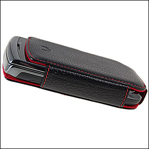 Beyza The Pouch Case For BlackBerry Torch 9800 - Black/Red