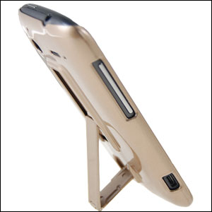 Coque avec support HTC Sensation / Sensation XE - Nillkin Hard Face Plate - Or (support 2)