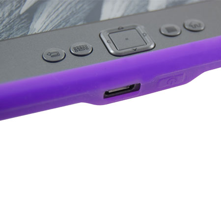 Silicone Kindle case with cut-outs