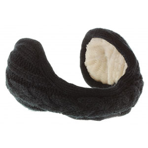 KitSound Quilted Ear Muff Headphones - Black