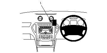 Brodit ProClip Centre Mount - Ford Mondeo 08-12