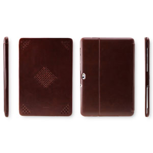 Zenus Prestige Mesh Patch Series for Samsung Galaxy Tab 10.1 - Brown