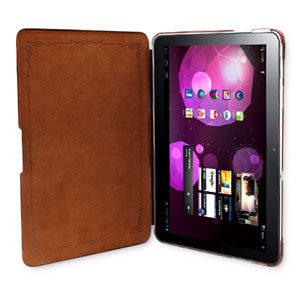 Zenus Prestige Mesh Patch Stand Series for Samsung Galaxy Tab 10.1 - Brown
