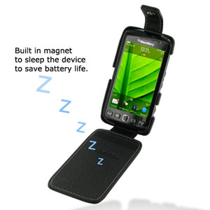 Housse BlackBerry Torch 9860 PDair Flip (avant)