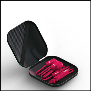 Purity In-Ear Stereo Headphones - Fuchsia