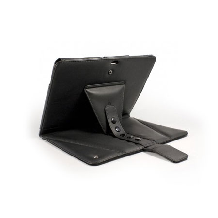 Tuff-Luv Tri-Axis Leather Style Galaxy Tab 10.1 Case - Black