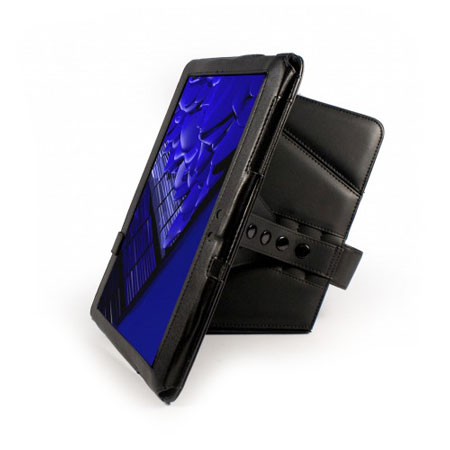Tuff-Luv Tri-Axis Leather Style Galaxy Tab 10.1 Case - Black