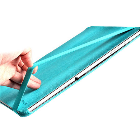Rock Light Cool Galaxy Tab 10.1 Ledertasche Pfau