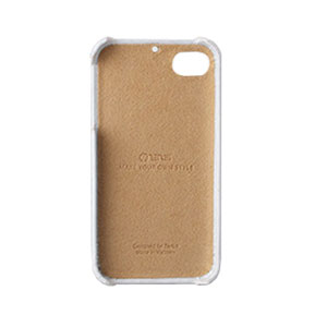 Zenus Prestige Carbon Leather Bar for iPhone 4S / 4 - White