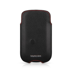 Beyza 'Zero' Series Leather Pocket - Black