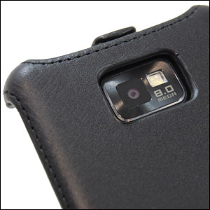 Housse Samsung Galaxy S2 Momax the Core - Noire (découpe objectif photo)