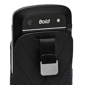 Pochette de transport BlackBerry Torch 9900 Dicota Leather Tab - Noire (général)