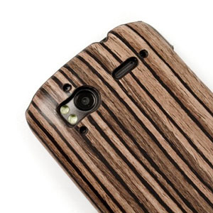 Tuff Luv Wood Shell for HTC Sensation XE/Sensation - Dark Brown