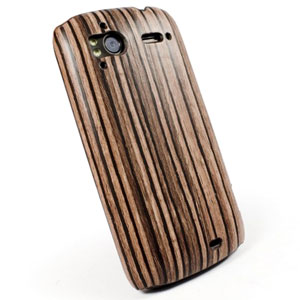 Tuff Luv Wood Shell for HTC Sensation XE/Sensation - Dark Brown