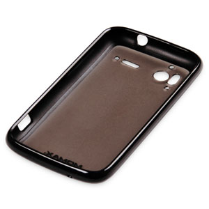Coque HTC Sensation XE / Sensation Momax iCase Pro - Noire / noire (intérieur)