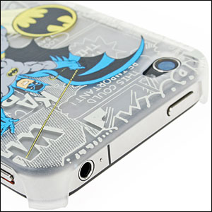 Coque et dock iPhone 4S / 4 Superhero - Batman (logo haut)