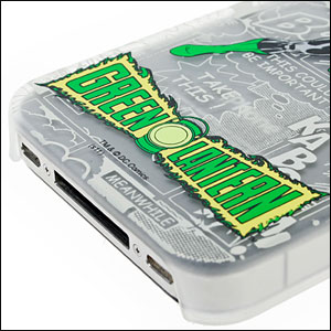 Superhero Protective Back Cover And Dock For iPhone 4/4S - Green Lantern