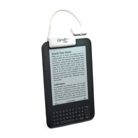 Kandle Flex by Ozeri Clip-On Reading Light for Amazon Kindle - White