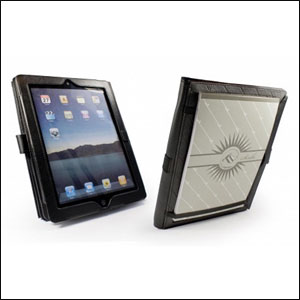 Tuff-Luv Scribe Folio Faux Leather Case For iPad 3 / iPad 2  - Black