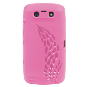 Coque BlackBerry Torch 9860 Case-Mate Emerge - Rose (arrière)