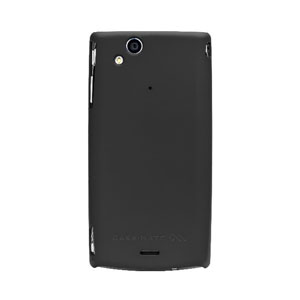 Coque Sony Ericsson Xperia Arc Case-Mate Barely There - Noire (arrière)