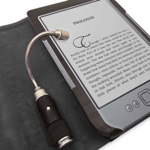Vinyl Case with Light for Amazon Kindle - Black