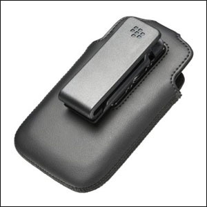 BlackBerry Curve 9380 Leather Swivel Holster - ACC-42448-201 - Black