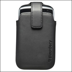 BlackBerry Curve 9380 Leather Swivel Holster - ACC-42448-201 - Black