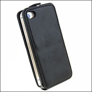 SD Smart Stand Flip Case for iPhone 4S - black