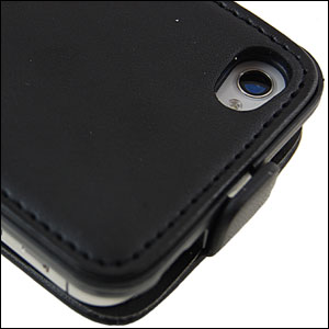 SD Smart Stand Flip Case for iPhone 4S - black