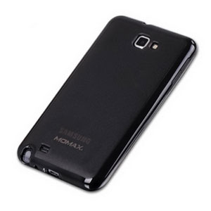 Coque Samsung Galaxy Note Momax iCase Pro - Noire (dos)