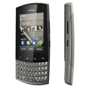Sim Free Nokia Asha 303 - Grey