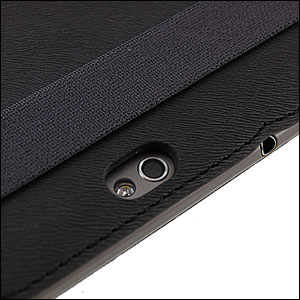 Rock Light Cool Galaxy Tab 10.1 Ledertasche Schwarz