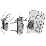 Krusell Slide Swivel Clip Krusell Slide Swivel Clip
