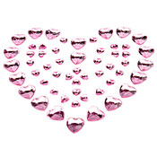 HEART SHAPED CRYSTAL KIT - PINK