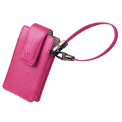 Motorola V3 Pink Leather Pouch