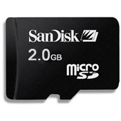 SanDisk MicroSD Card - 2GB