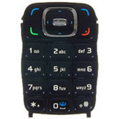 Nokia 6131 Replacement Keypad - Latin Black