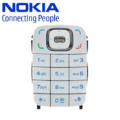 Nokia 6131 Replacement Keypad - Latin Silver