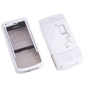 Genuine Nokia replacement cover for the Nokia N72 in white.