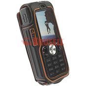 SONY ERICSSON K750I / W800I / W810I KRUSELL ACTIVE CASE (BLACK / ORANGE)