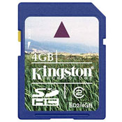 Kingston Secure Digital Card - SDHC Class 2  - 4GB