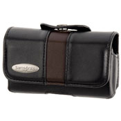 SAMSONITE PHONE HOLSTER SIZE 2 - BLACK/DARK BROWN