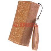 KRUSELL DIVINE LEATHER CASE - SMALL ( BROWN )