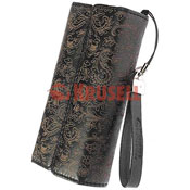 KRUSELL DIVINE LEATHER CASE - SMALL ( BLACK )