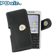 Stylish Leather Pouch Case from PDair for the Sony Ericsson P1i.