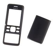 Genuine Nokia replacement cover for the Nokia 6300 in Black.